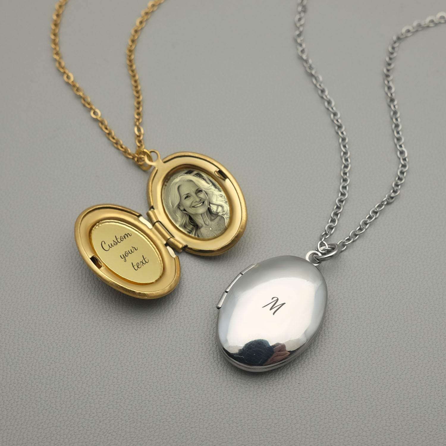 Personalized Locket Necklace C - огляд і ціна Custom Name Necklace Stainless Steel
