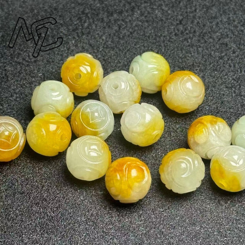 5pcs Natural Yellow Emerald Ja - огляд і ціна Bracelets