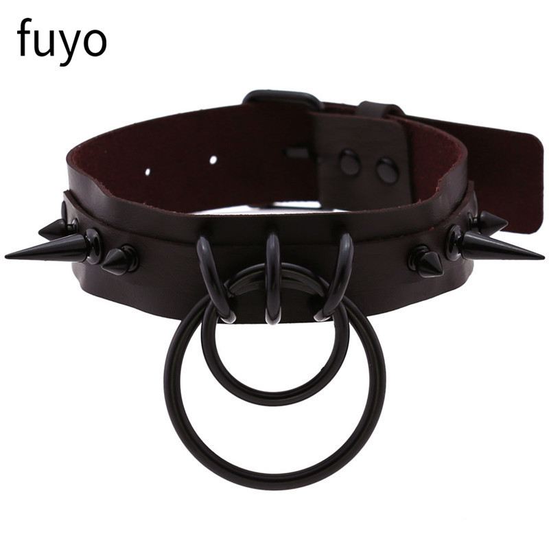 Punk Bells Black Spike Choker  - огляд і ціна Goth Punk Spike Choker