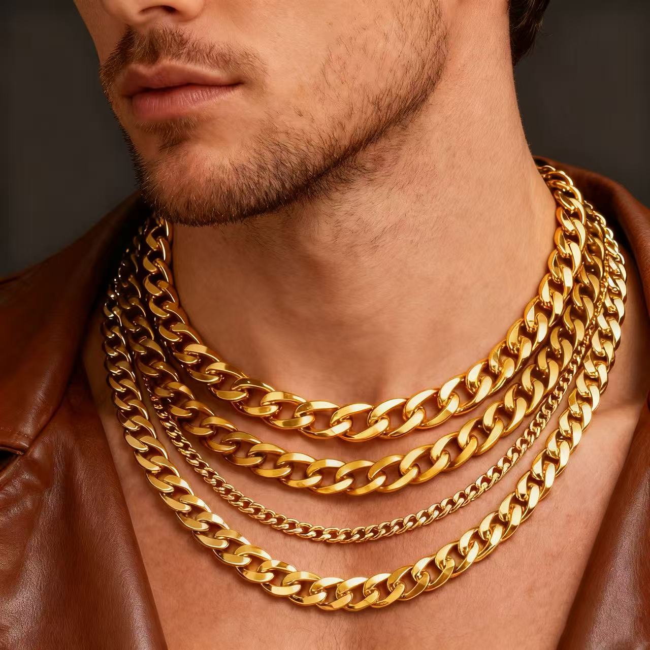 HNSP 3-12MM Stainless Steel Cu - огляд і ціна Cuban Link Chain 12Mm