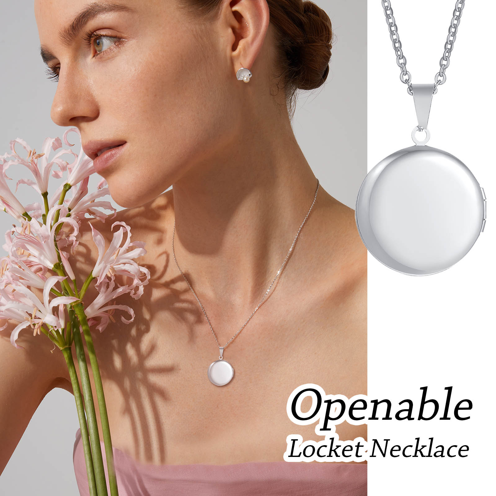Free Engraving Initials Heart  - огляд і ціна Heart Locket Necklace Photo