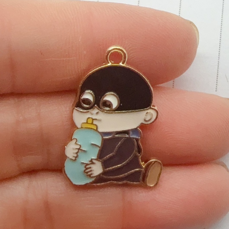 10pcs alloy drip oil cartoon p - огляд і ціна Earrings