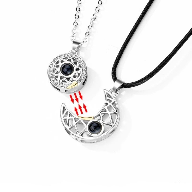 1 Pair Magnetic Couple Matchin - огляд і ціна Magnetic Couple Matching Necklaces