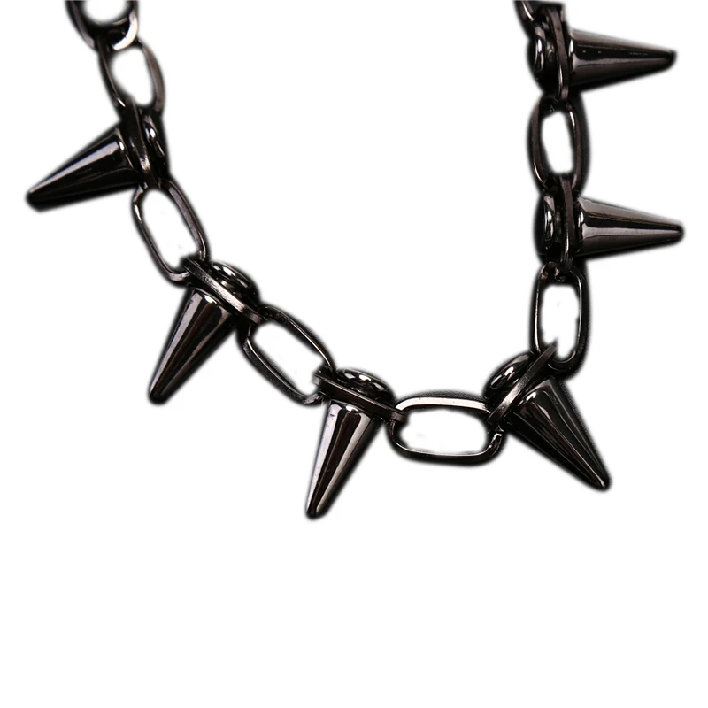 Goth Rock Biker Spike Rivet Co - огляд і ціна Goth Punk Spike Choker