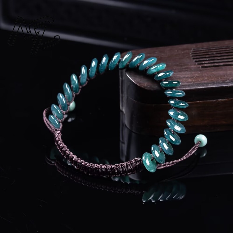 Natural Real Emerald Blue Wate - огляд і ціна Bracelets