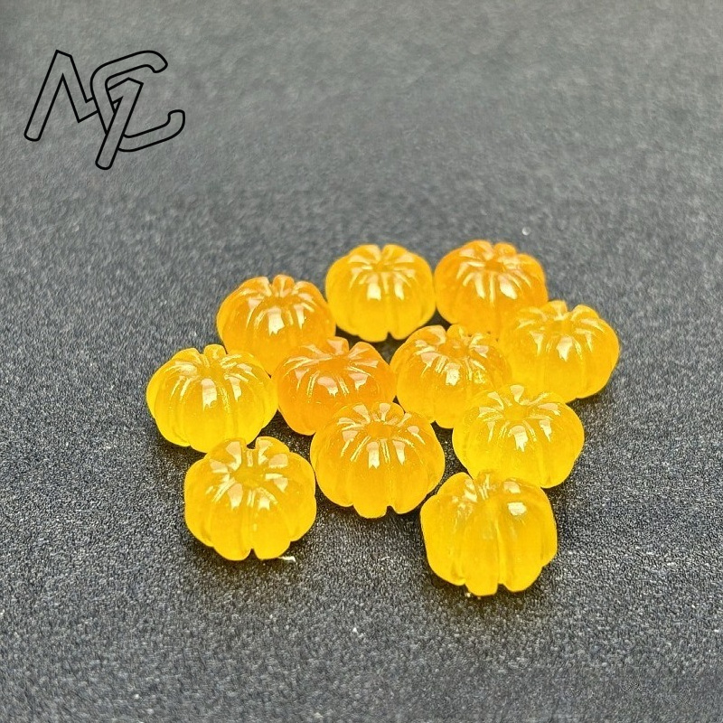 10pcs A Green Jade Pumpkin Bea - огляд і ціна Earrings