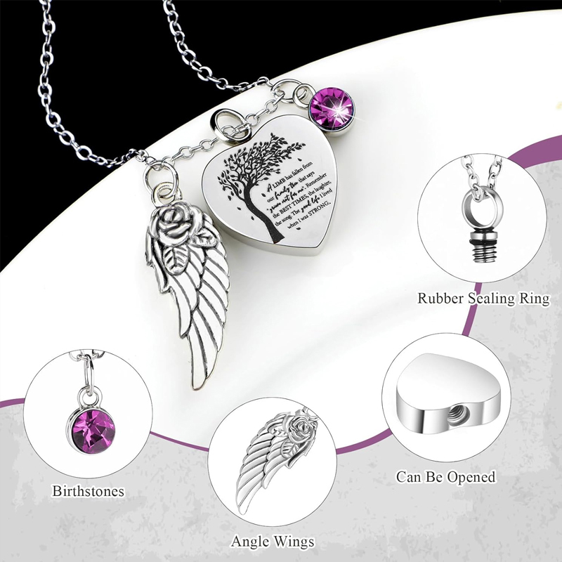 3 Styles Urn Necklace for Ashe - огляд і ціна Heart Locket Necklace Photo