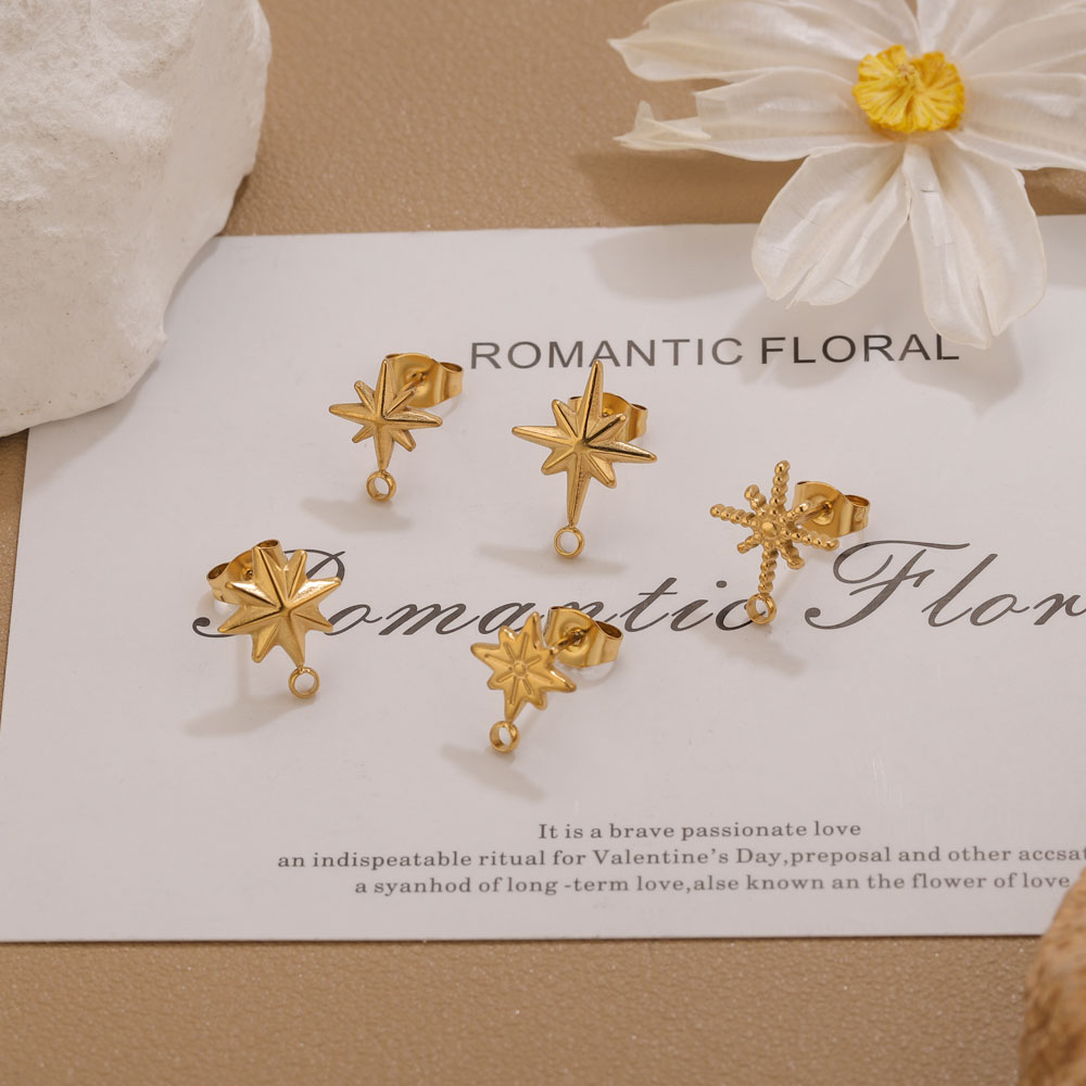 6pcs Stainless Steel Star Earr - огляд і ціна Body Jewelry