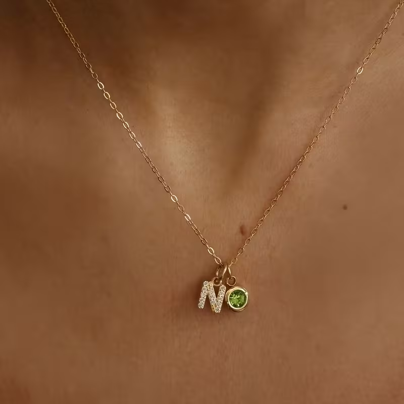 Custom A-Z Initial Letter Neck - огляд і ціна Custom Name Necklace Stainless Steel