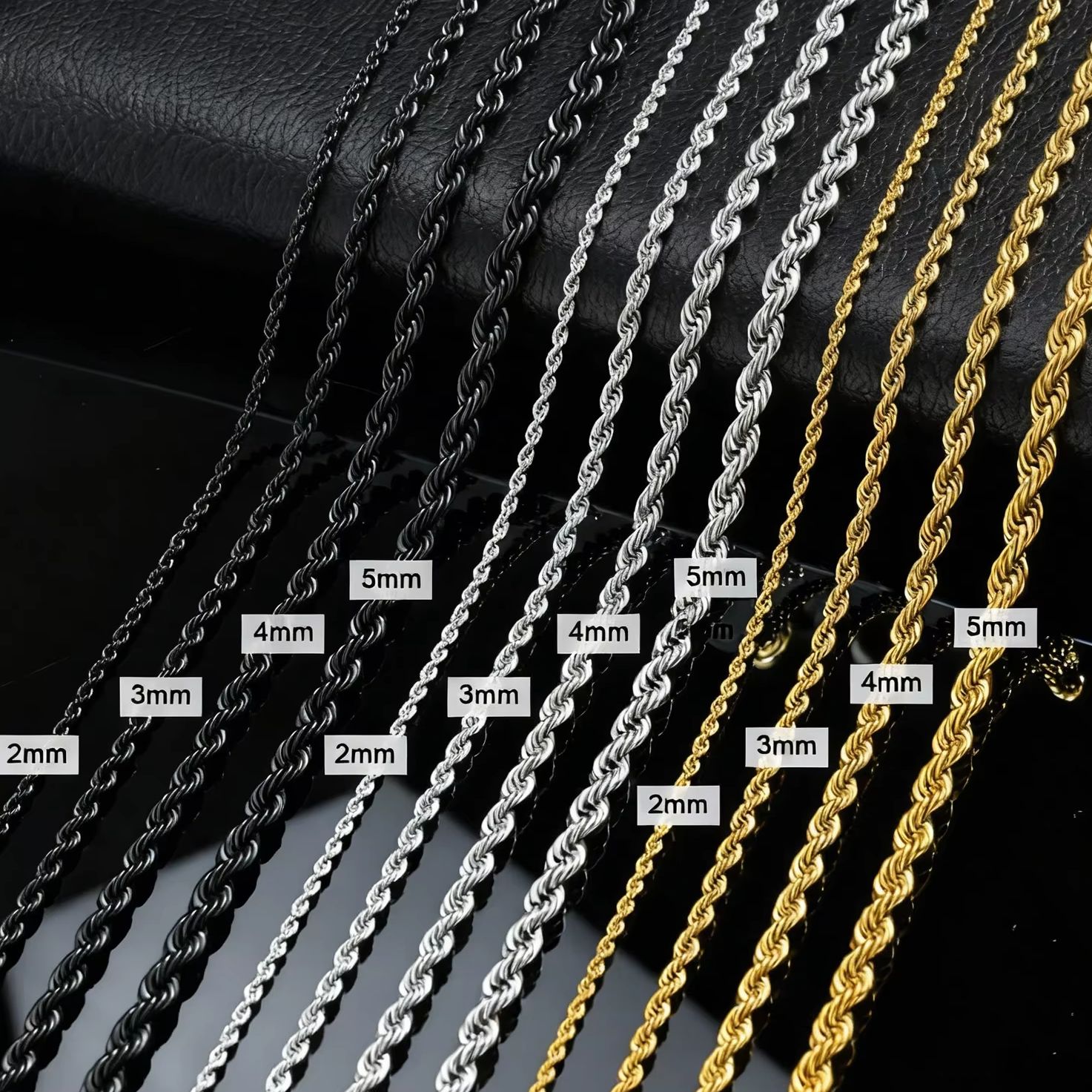 Punk Vintage Rope Chain Neckla - огляд і ціна Cuban Link Chain 12Mm