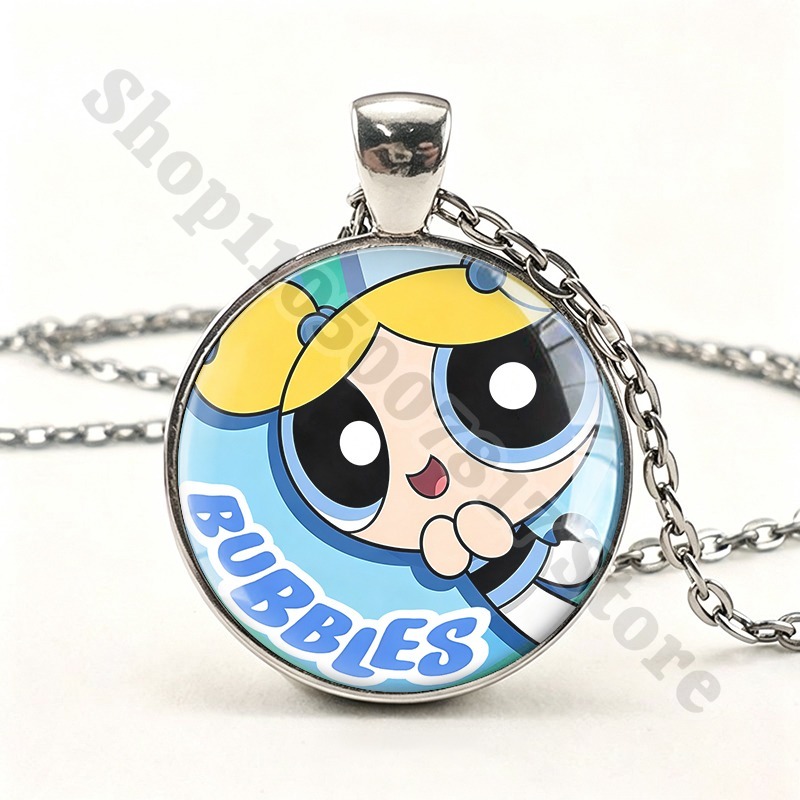 Kawaii The Powerpuffs Girls Cu - огляд і ціна Anime Pendant Necklace