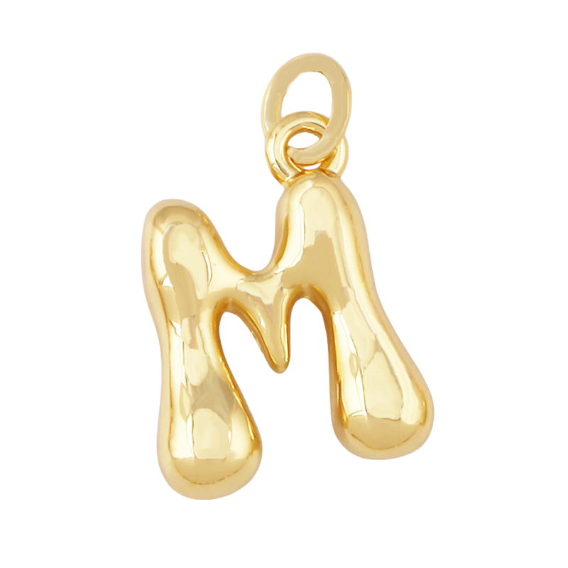 3pcs Lot Cute  Brass Initial B - огляд і ціна Initial Letter Necklace 18K Gold