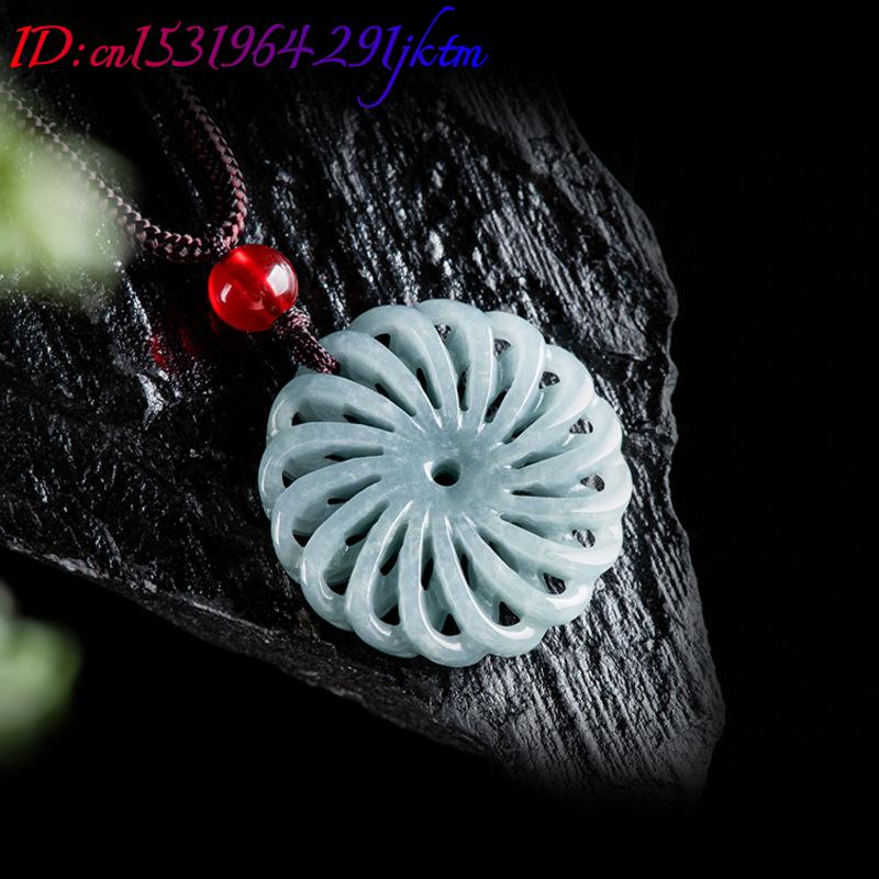 Burmese Jadeite Flower Pendant - огляд і ціна Necklaces