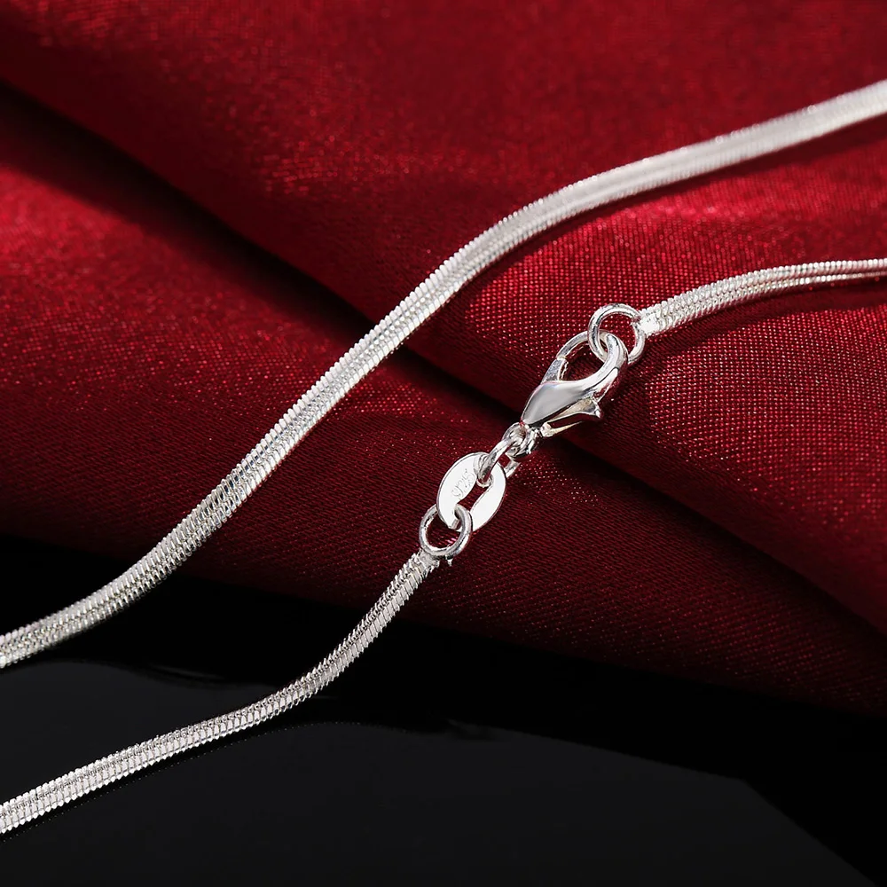40-75cm Length 925 Sterling Si - огляд і ціна 925 Sterling Silver Chain Necklace Men