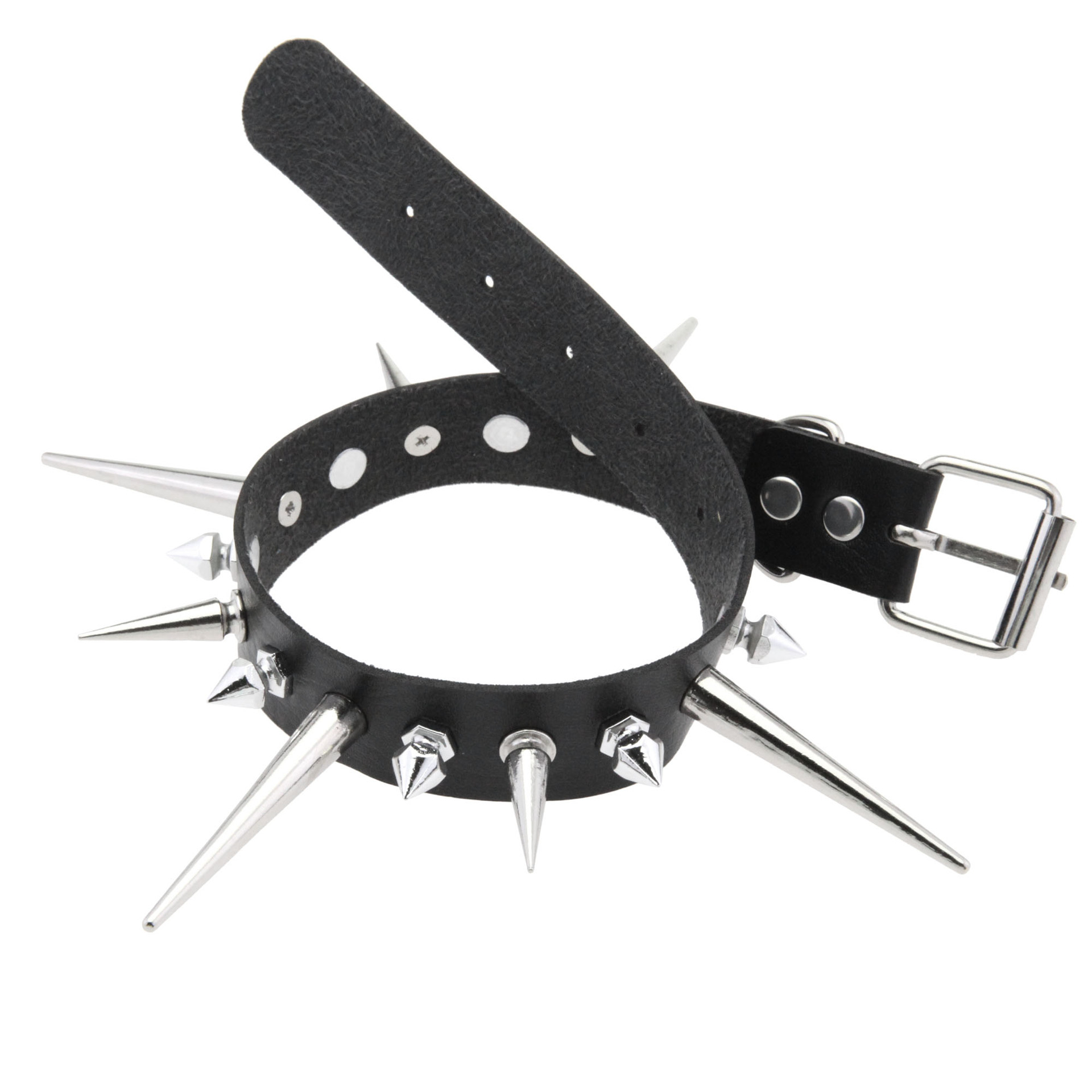 KMVEXO Punk Long Spike Choker  - огляд і ціна Goth Punk Spike Choker