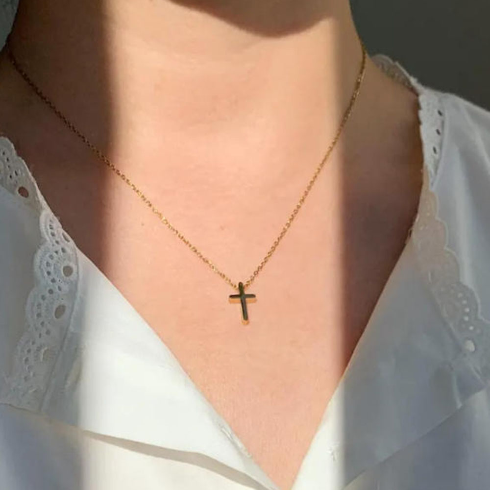 Exquisite gold cross necklace, - огляд і ціна Cross Pendant Necklace Gold