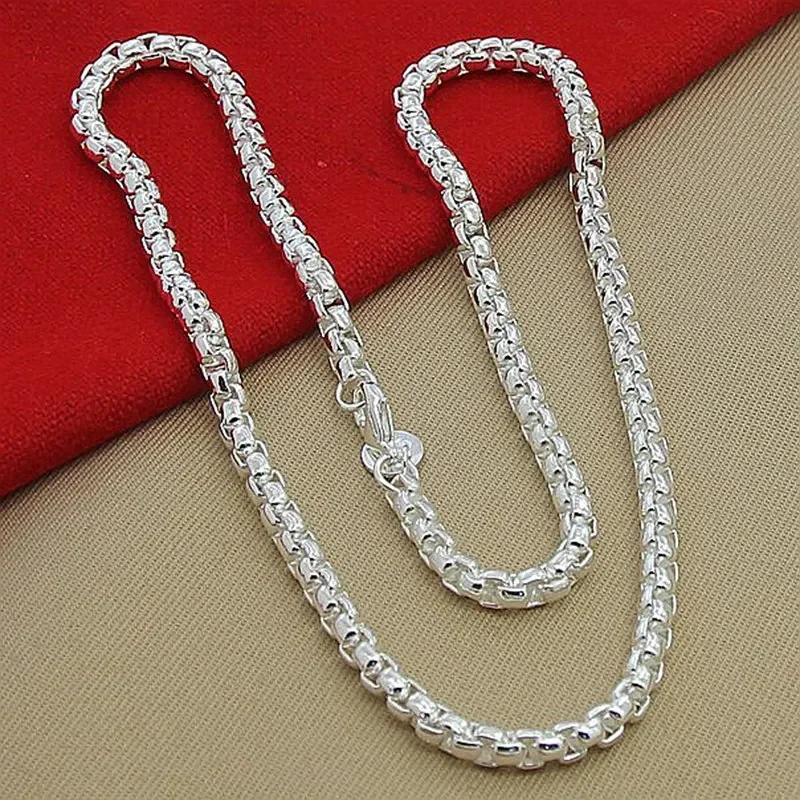 45-60cm 925 Sterling Silver Ne - огляд і ціна 925 Sterling Silver Chain Necklace Men