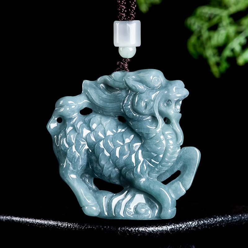 Burmese Jadeite Kylin Pendant  - огляд і ціна Necklaces