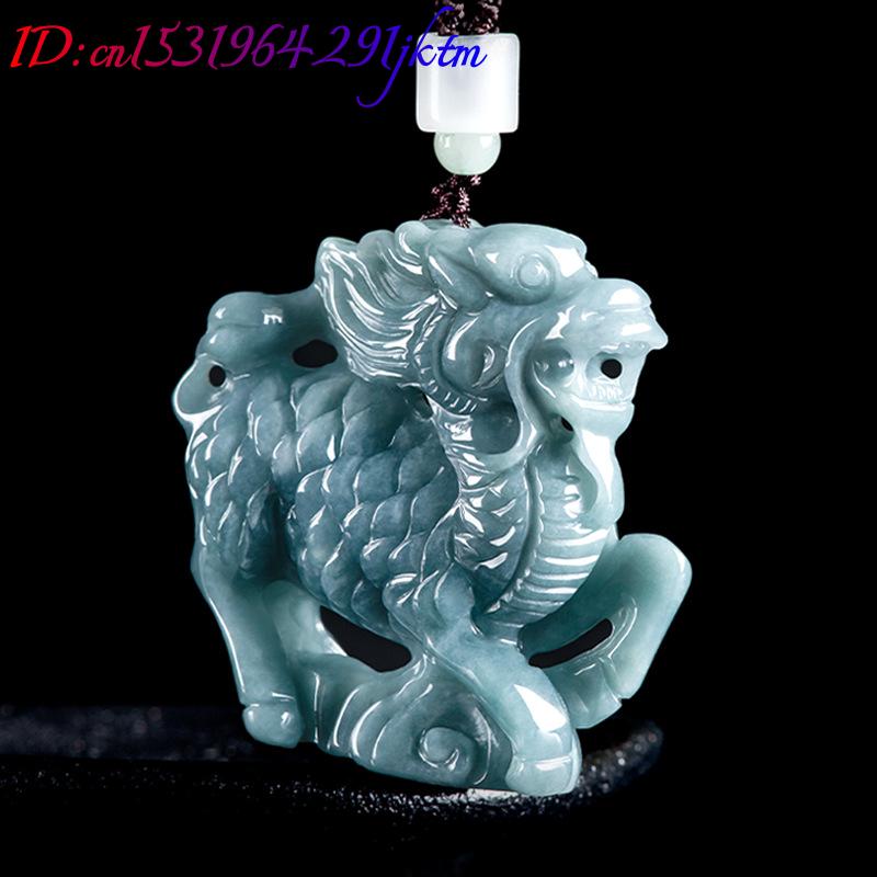Burmese Jadeite Kylin Pendant  - огляд і ціна Necklaces