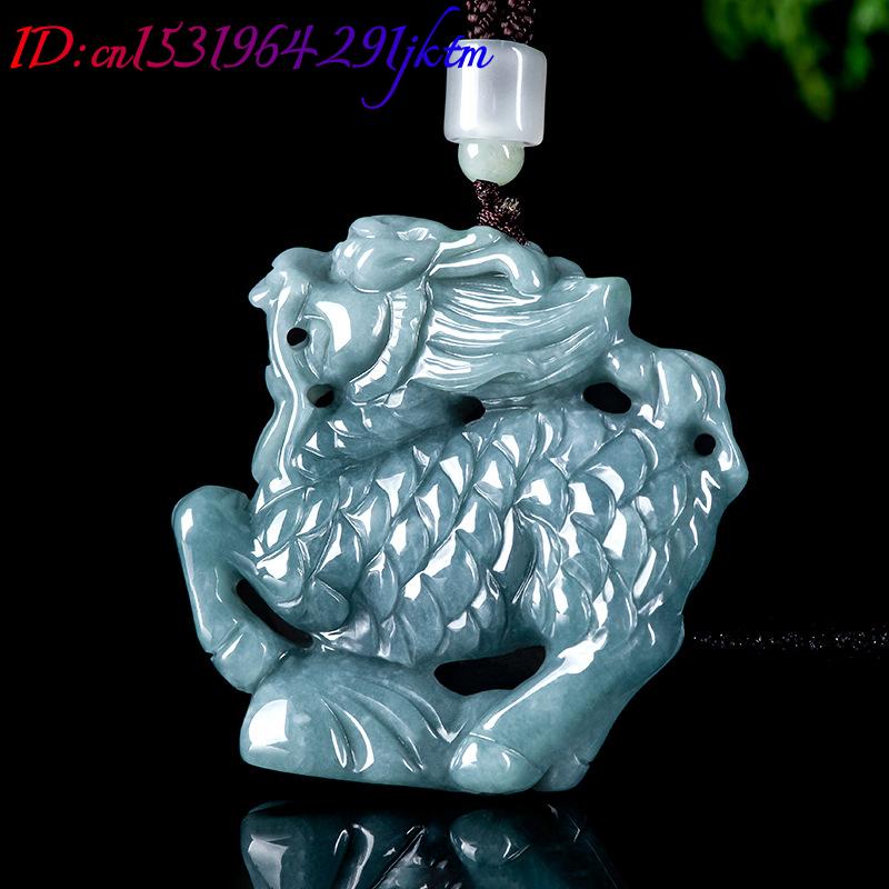 Burmese Jadeite Kylin Pendant  - огляд і ціна Necklaces