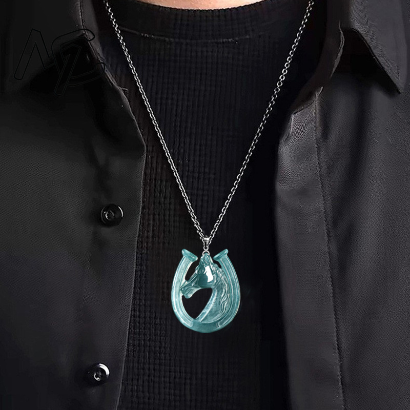S925 Silver Natural Blue Water - огляд і ціна Necklaces