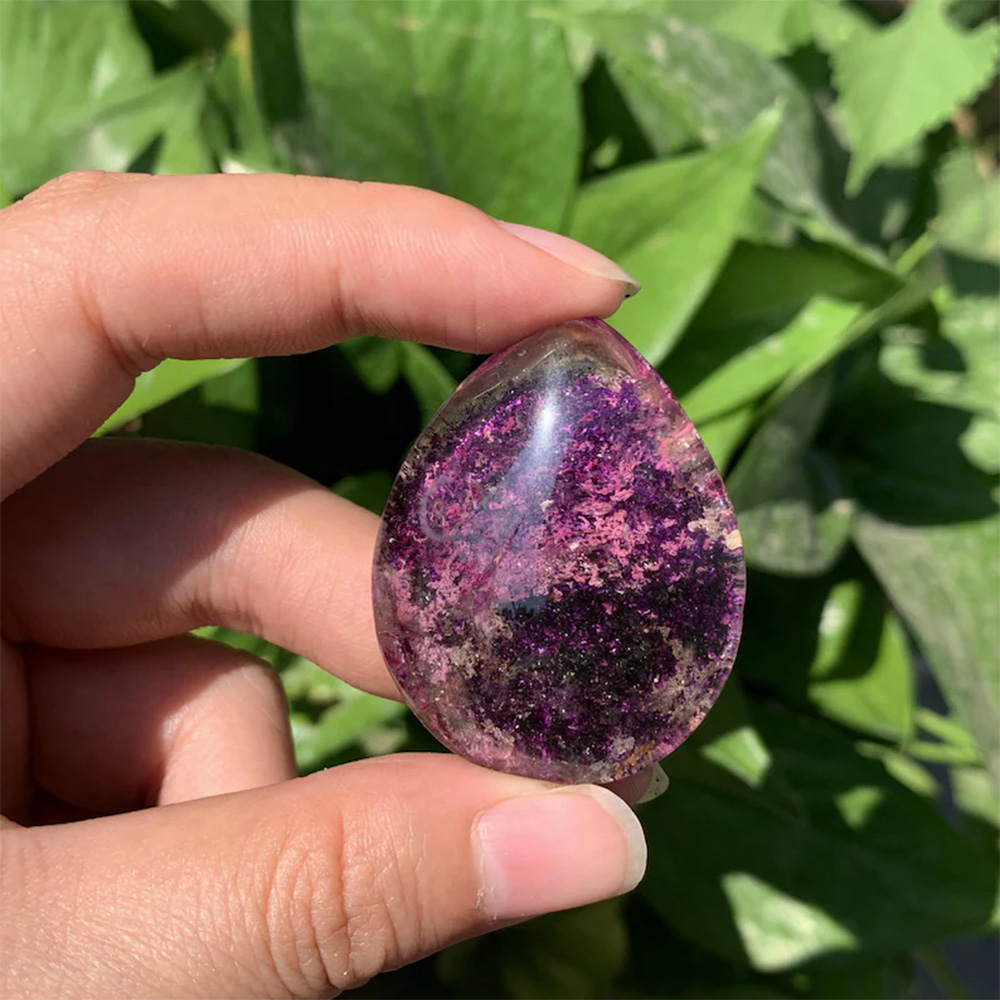Ghost Phantom Crystal Purple Q - огляд і ціна Crystal Pendant Necklace Natural Stone