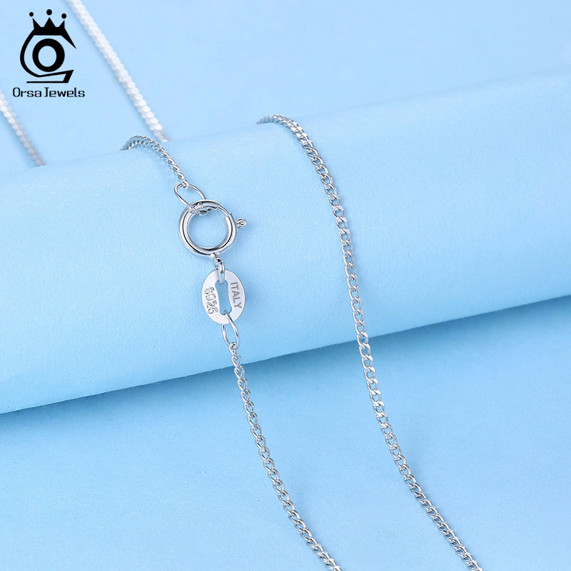 ORSA JEWELS Italian 925 Sterli - огляд і ціна 925 Sterling Silver Chain Necklace Men