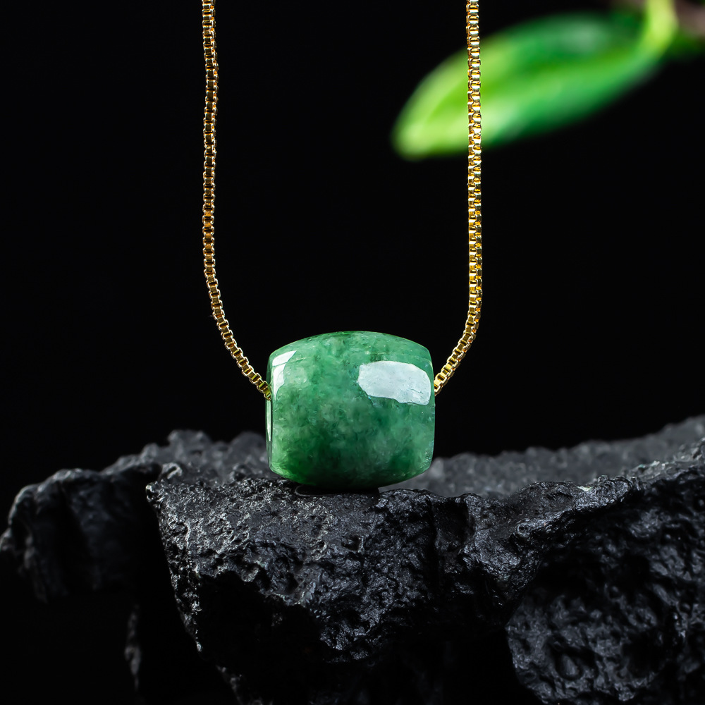 Natural Real Jade Bead Pendant - огляд і ціна Necklaces