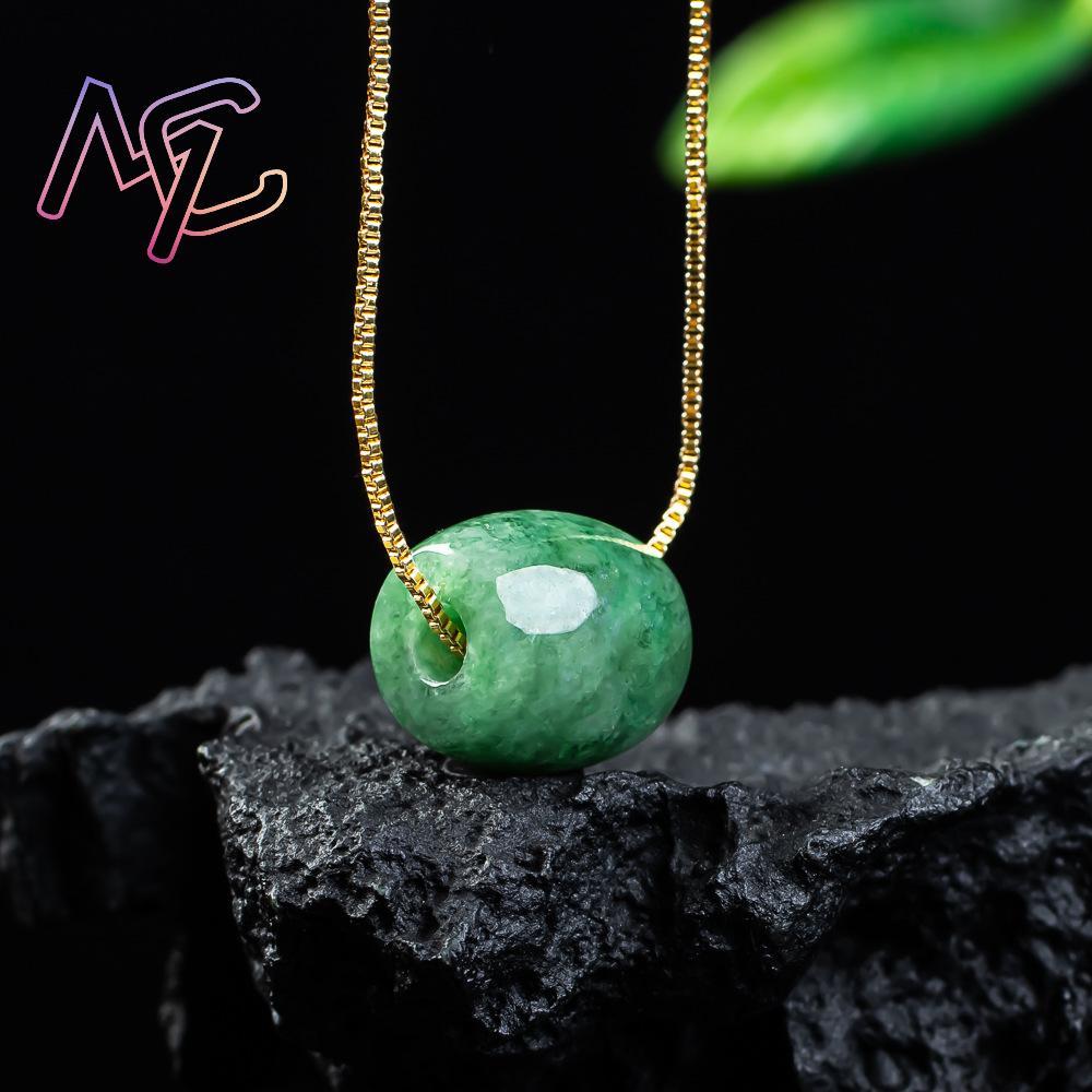 Natural Real Jade Bead Pendant - огляд і ціна Necklaces