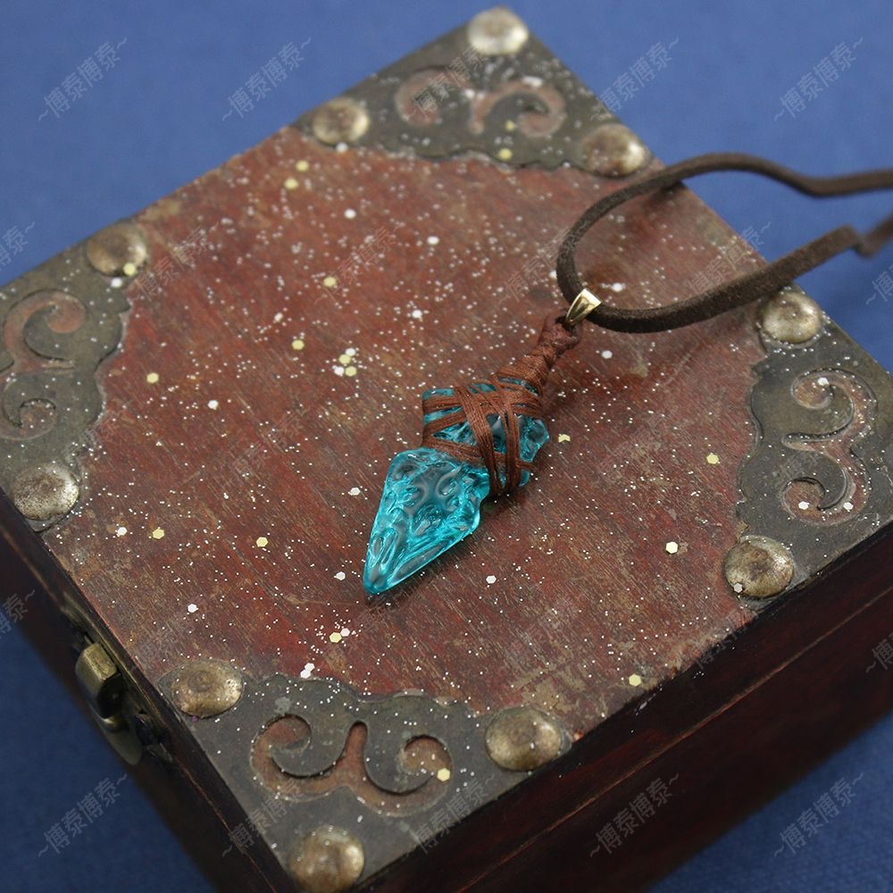 FF14 game cosplay props, blue  - огляд і ціна Anime Pendant Necklace