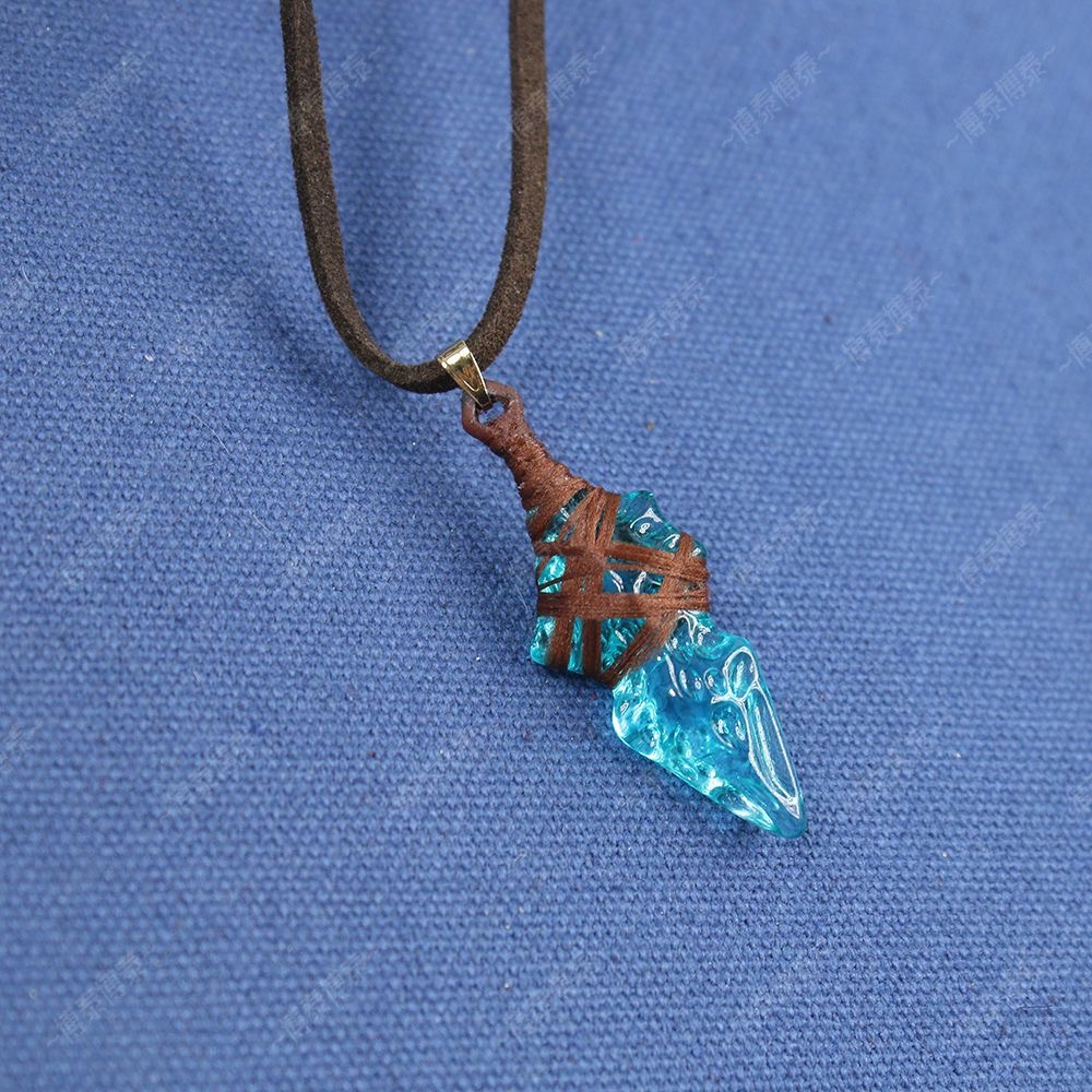 FF14 game cosplay props, blue  - огляд і ціна Anime Pendant Necklace