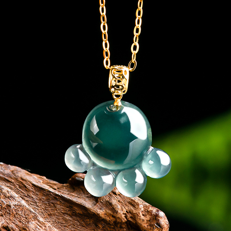 Natural Real Emerald Blue Wate - огляд і ціна Necklaces