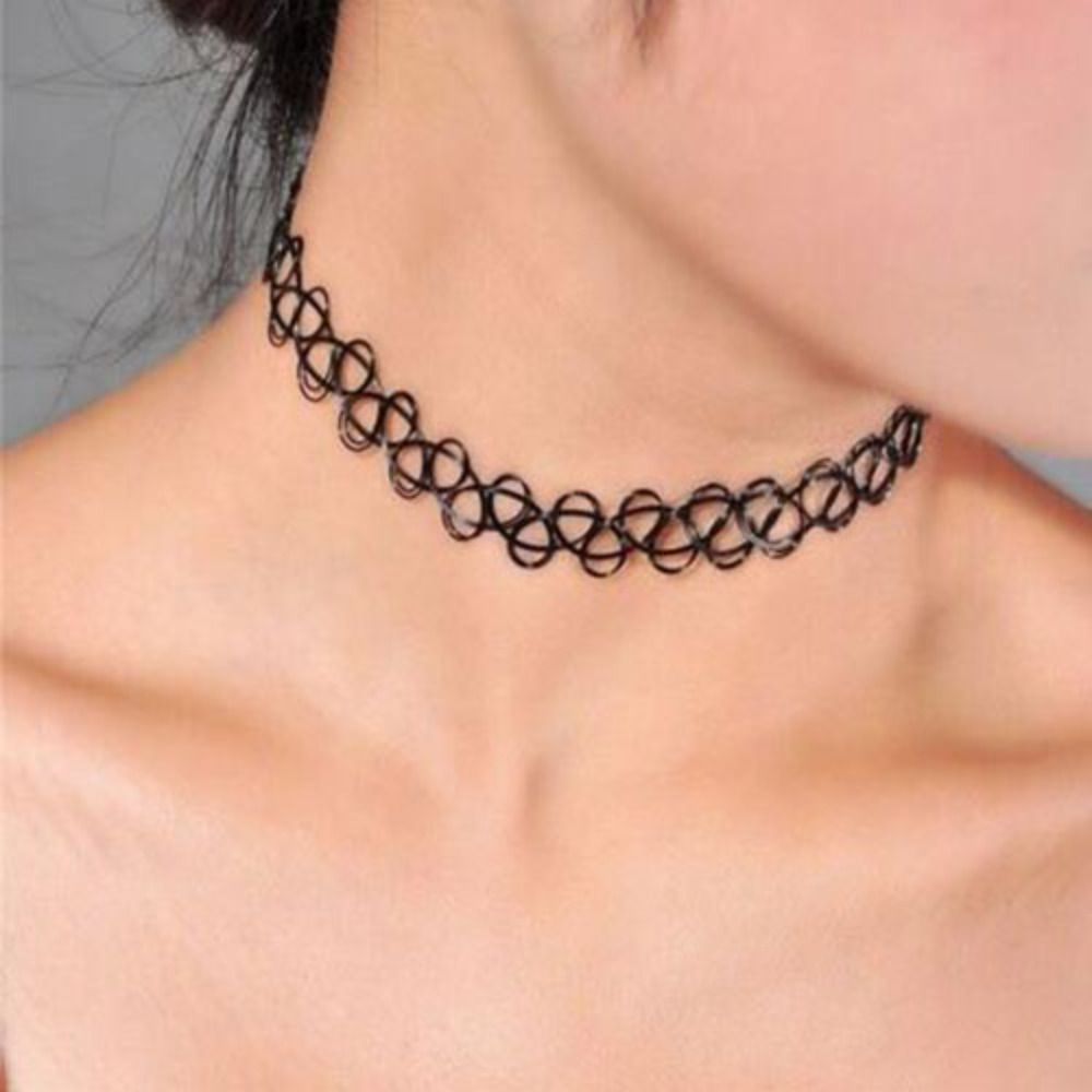 Multi Color Braided Fish Threa - огляд і ціна Pearl Choker Necklace Vintage
