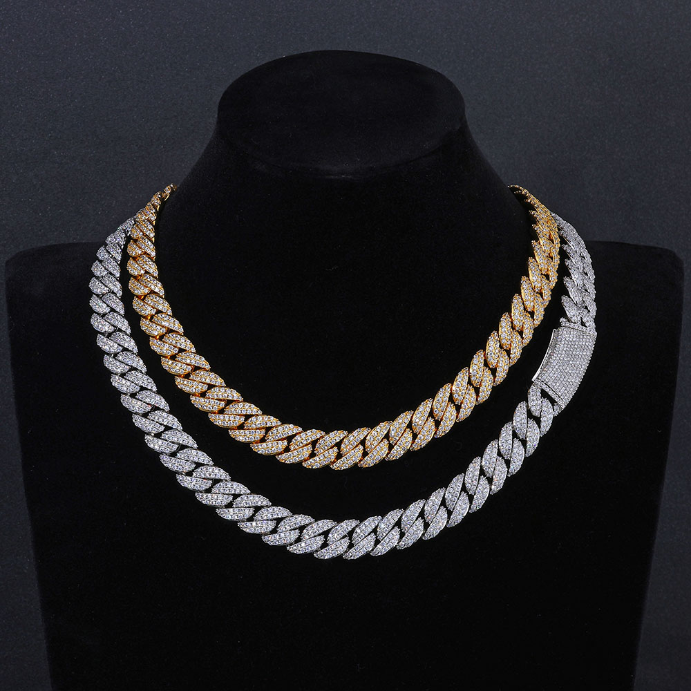 ESKEEM New Style 13MM Iced Out - огляд і ціна Cuban Link Chain 12Mm