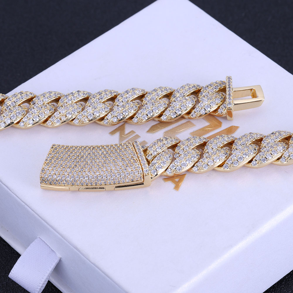ESKEEM New Style 13MM Iced Out - огляд і ціна Cuban Link Chain 12Mm