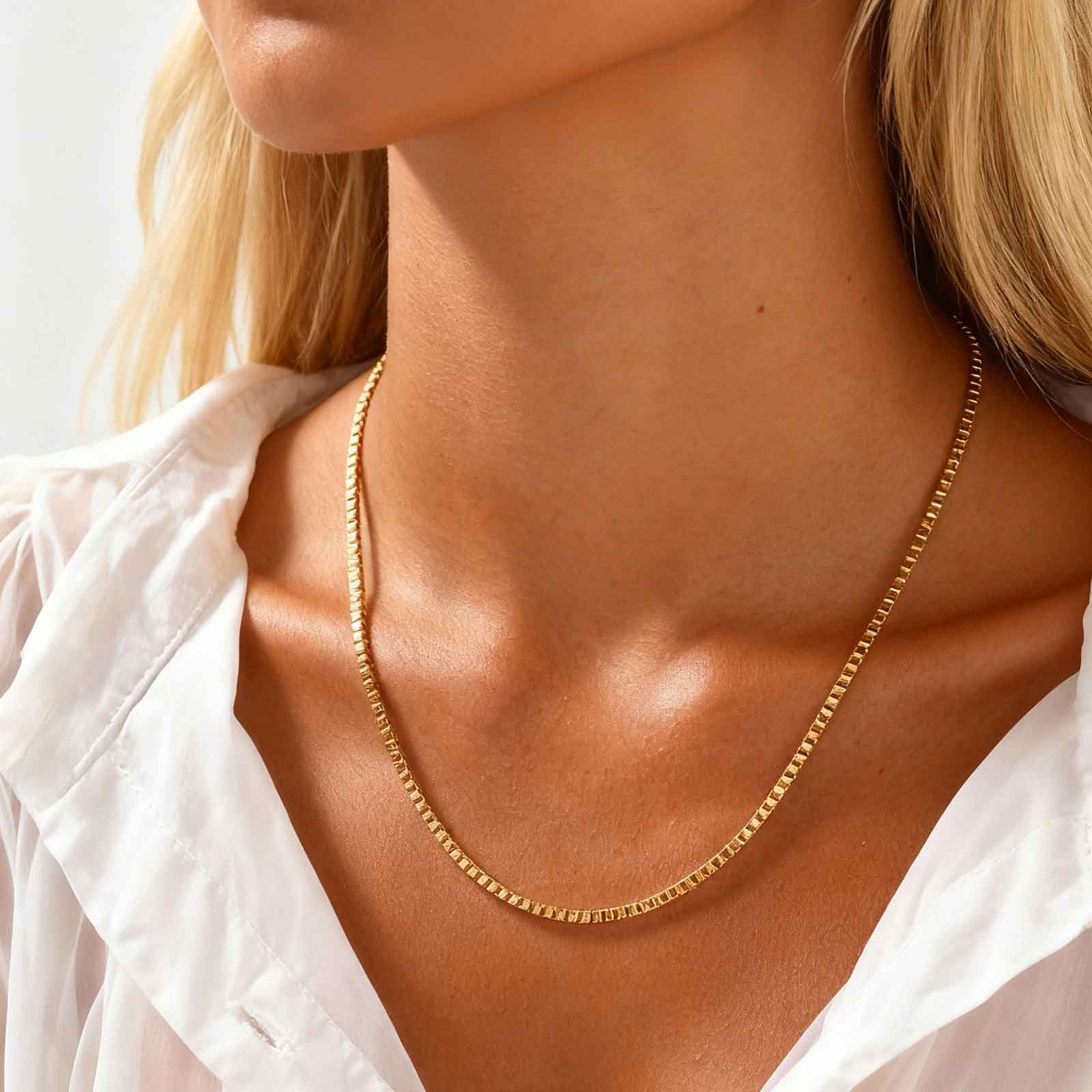 1/2/3MM Thin Chain Necklace fo - огляд і ціна Cuban Link Chain 12Mm