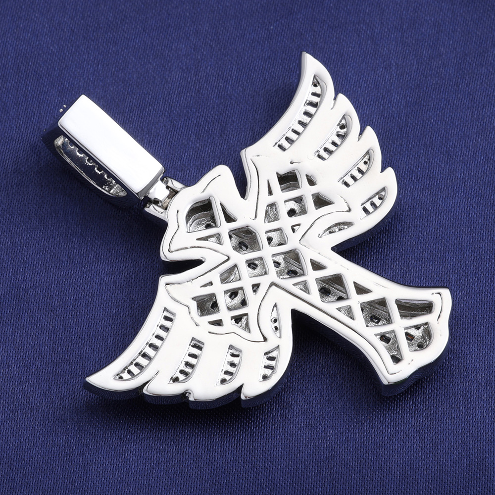 Hip Hop Full Diamond 18k gold  - огляд і ціна Cross Pendant Necklace Gold